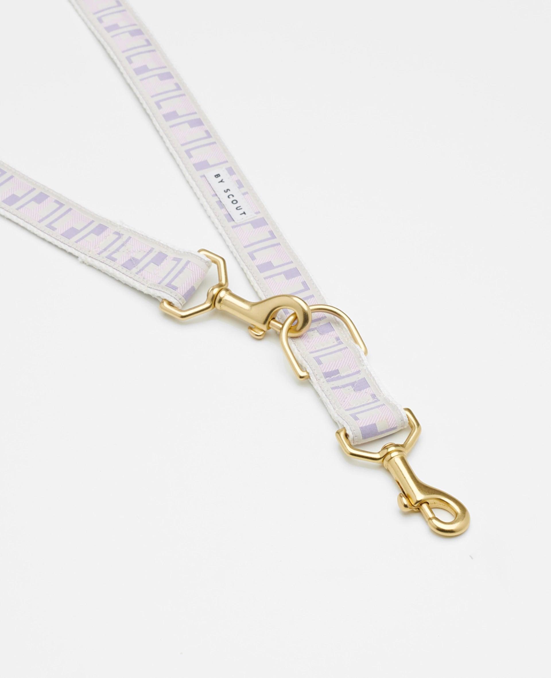 Trove Adjustable Dog Leash - Lilac and Pink - By Scout