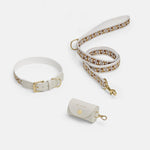 Trove Dog Collar and Leash and Poop Bag Holder - Golden Brown - By Scout