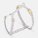 Trove Dog Harness in lilac and pink