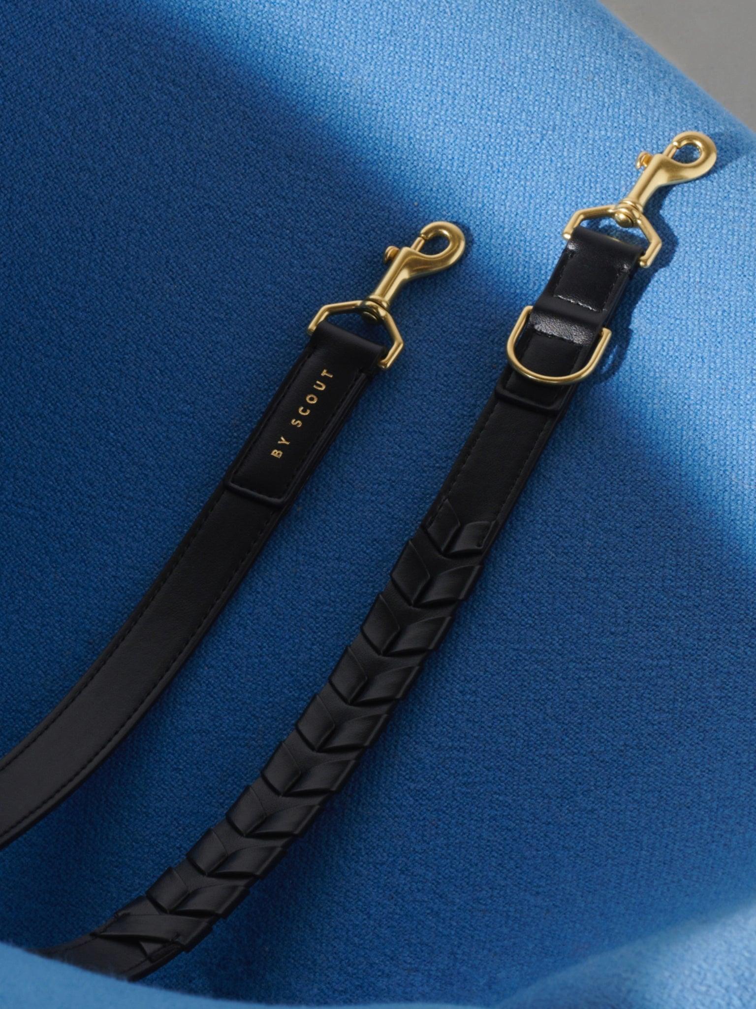 Mela Caspita Adjustable Dog Leash - Black - By Scout
