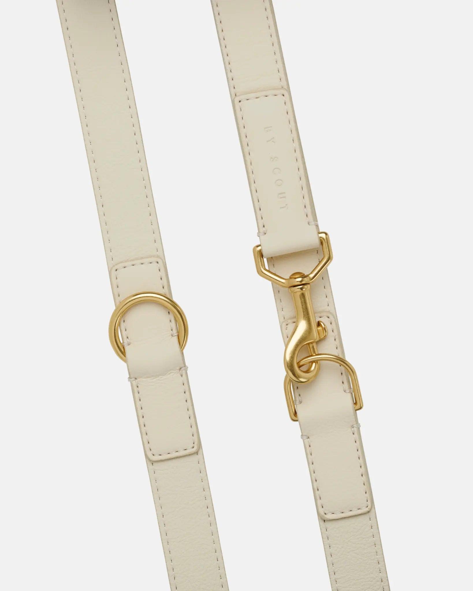 Mela Basic Adjustable Dog Leash - Cream - By Scout