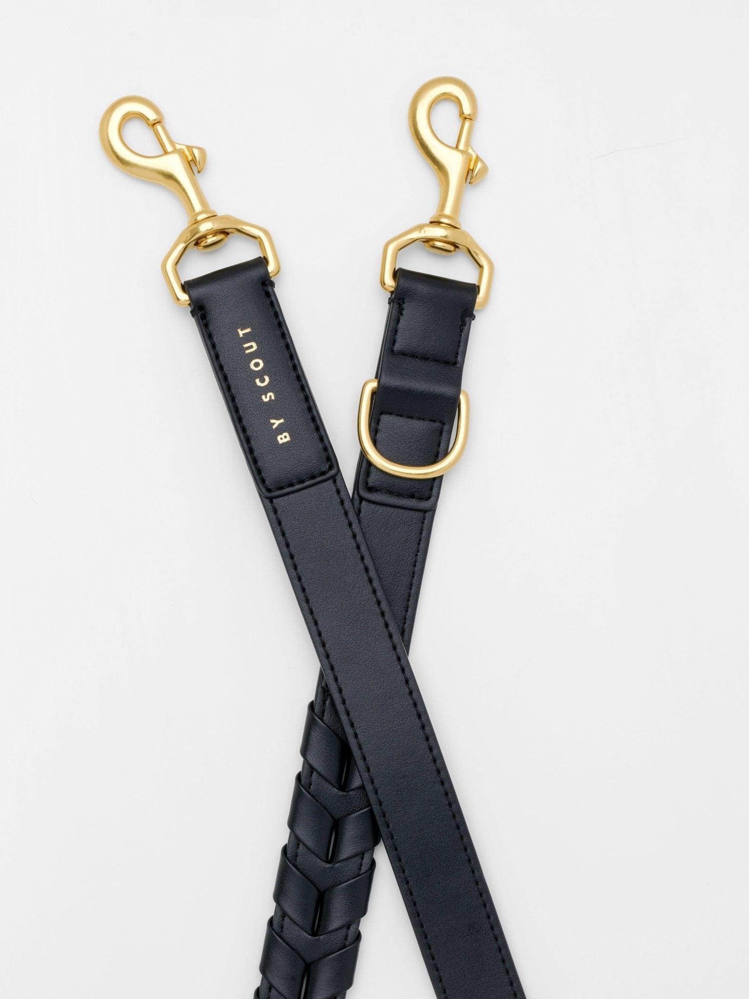 Mela Caspita Adjustable Dog Leash - Black - By Scout