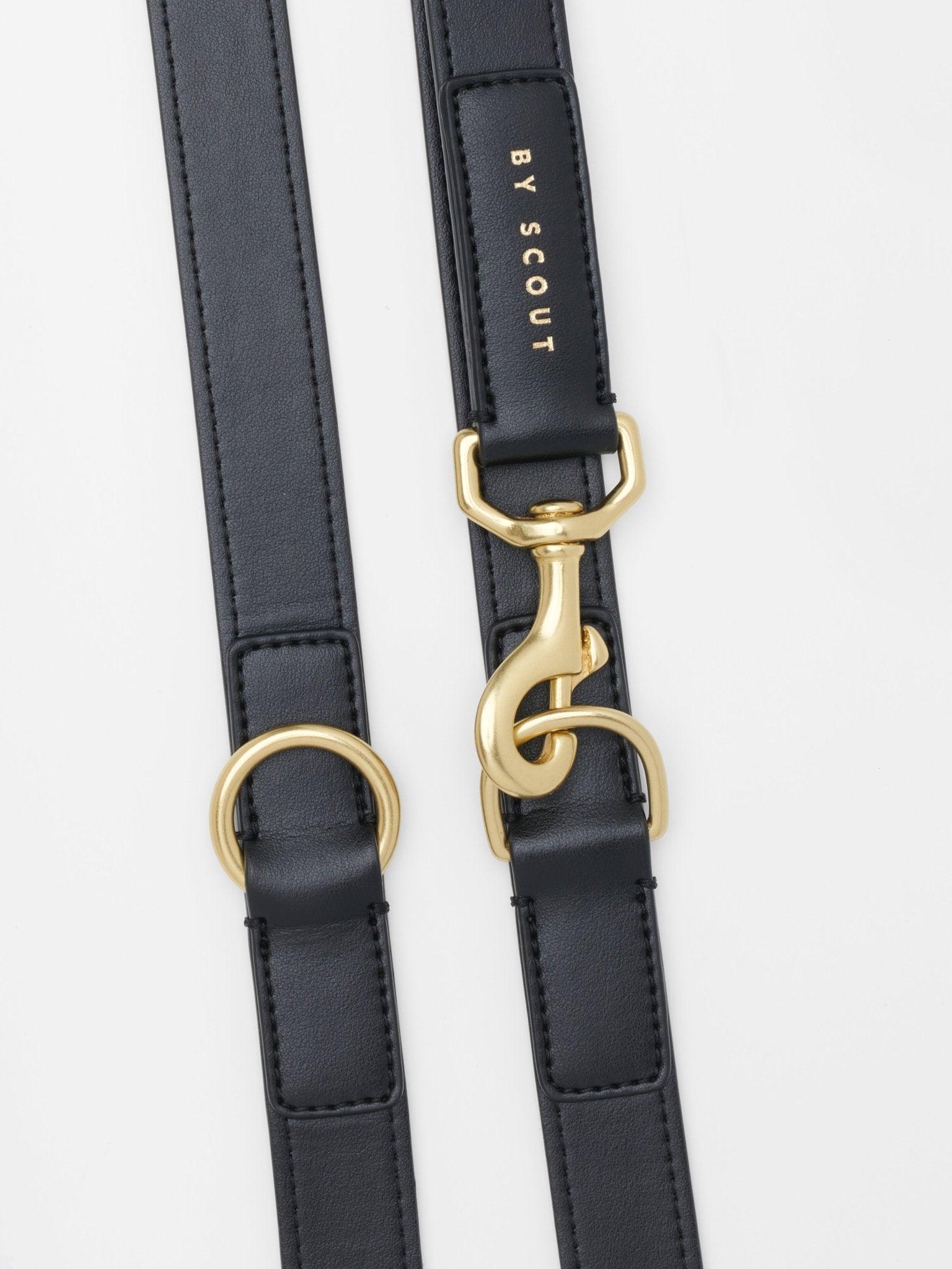Mela Caspita Adjustable Dog Leash - Black - By Scout