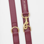 Mela Caspita Adjustable Dog Leash - Burgundy - By Scout