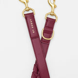 Mela Caspita Adjustable Dog Leash - Burgundy - By Scout