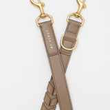Mela Caspita Adjustable Dog Leash - Taupe - By Scout