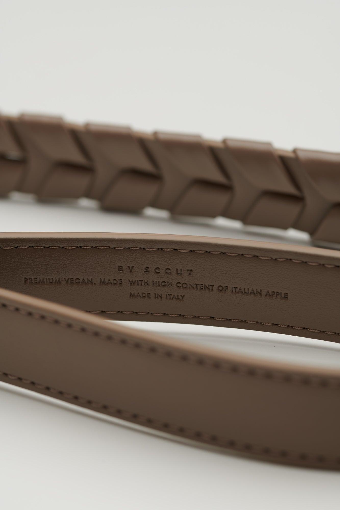 Mela Caspita Adjustable Dog Leash - Taupe - By Scout