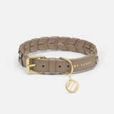 Mela Caspita Dog Collar- Taupe - By Scout