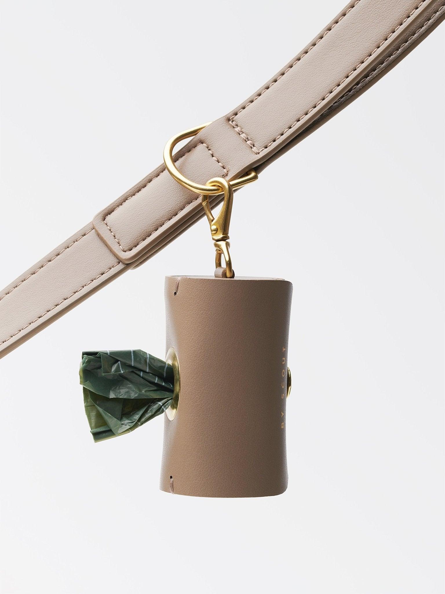 Mela Caspita Poop Bag Holder - Taupe - By Scout