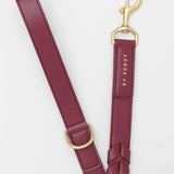 Mela Caspita Dog Leash - Burgundy - By Scout