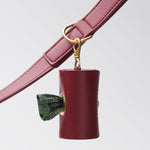 Mela Caspita Poop Bag Holder - Burgundy - By Scout