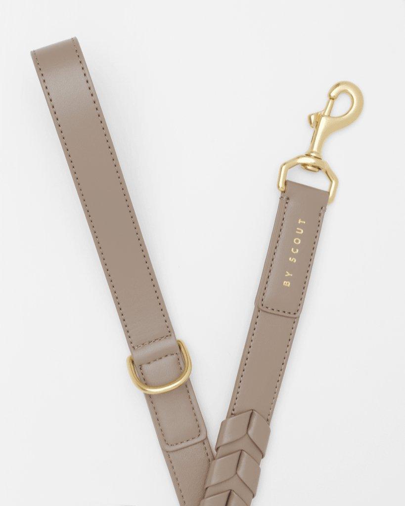 Mela Caspita Dog Leash - Taupe - By Scout