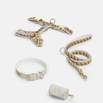 Nice Grill Dog Collar, Harness and Adjustable Leash - Caramel - By Scout