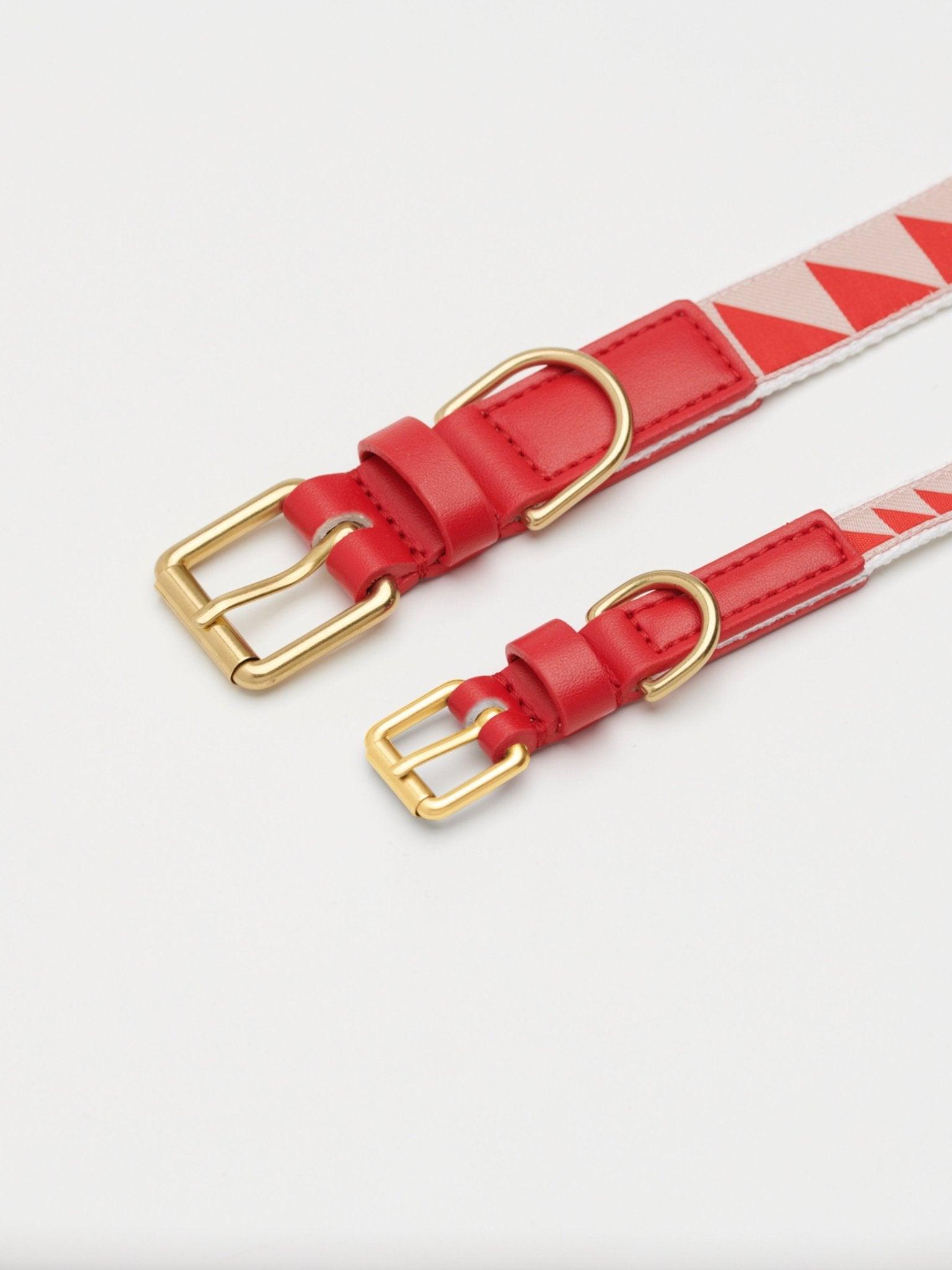 Nice Grill Dog Collar - Red - By Scout
