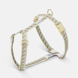 Nice Grill Dog Harness with brass hardware for easy adjustment - Sage - By Scout