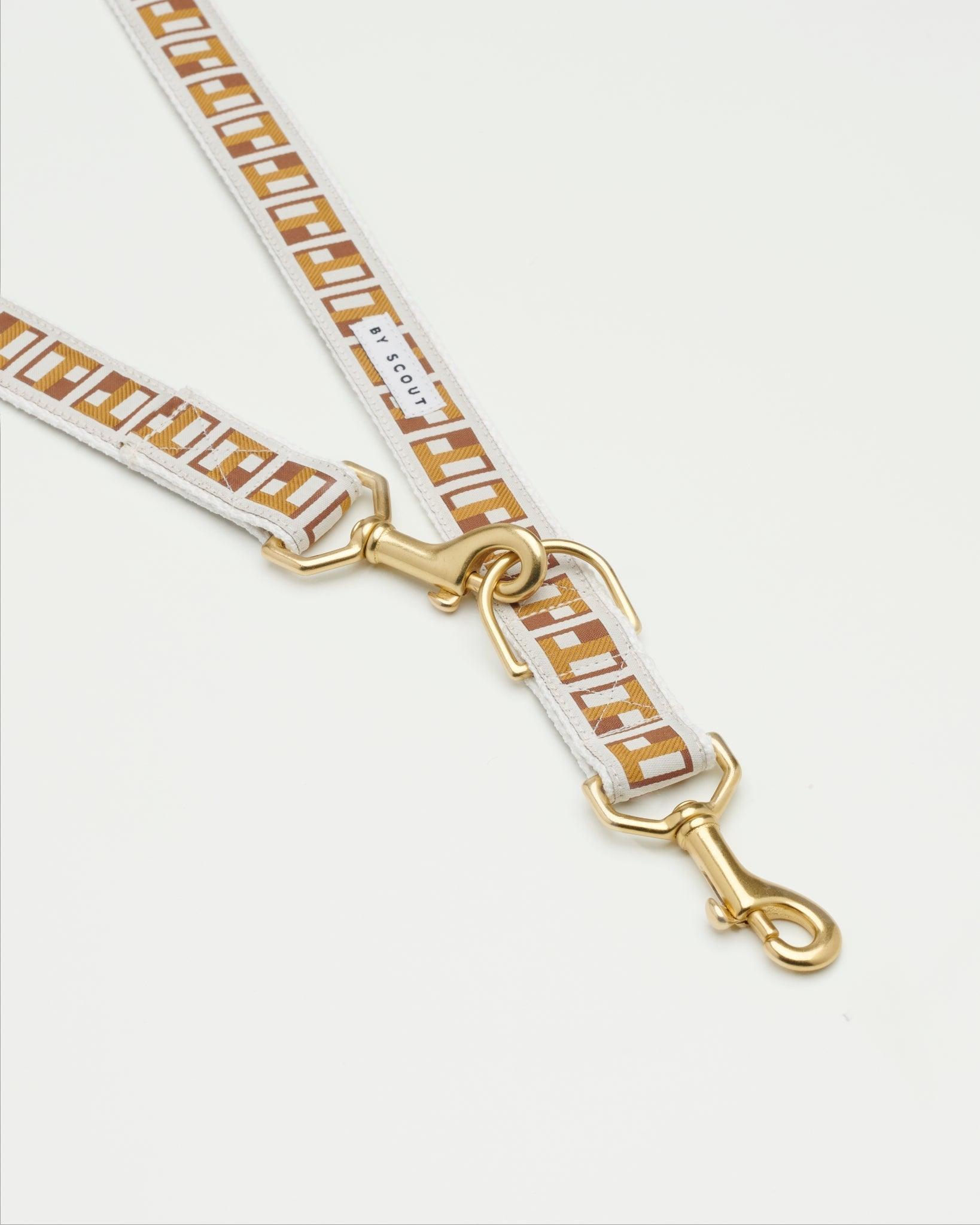 Trove Adjustable Dog Leash - Golden Brown - By Scout