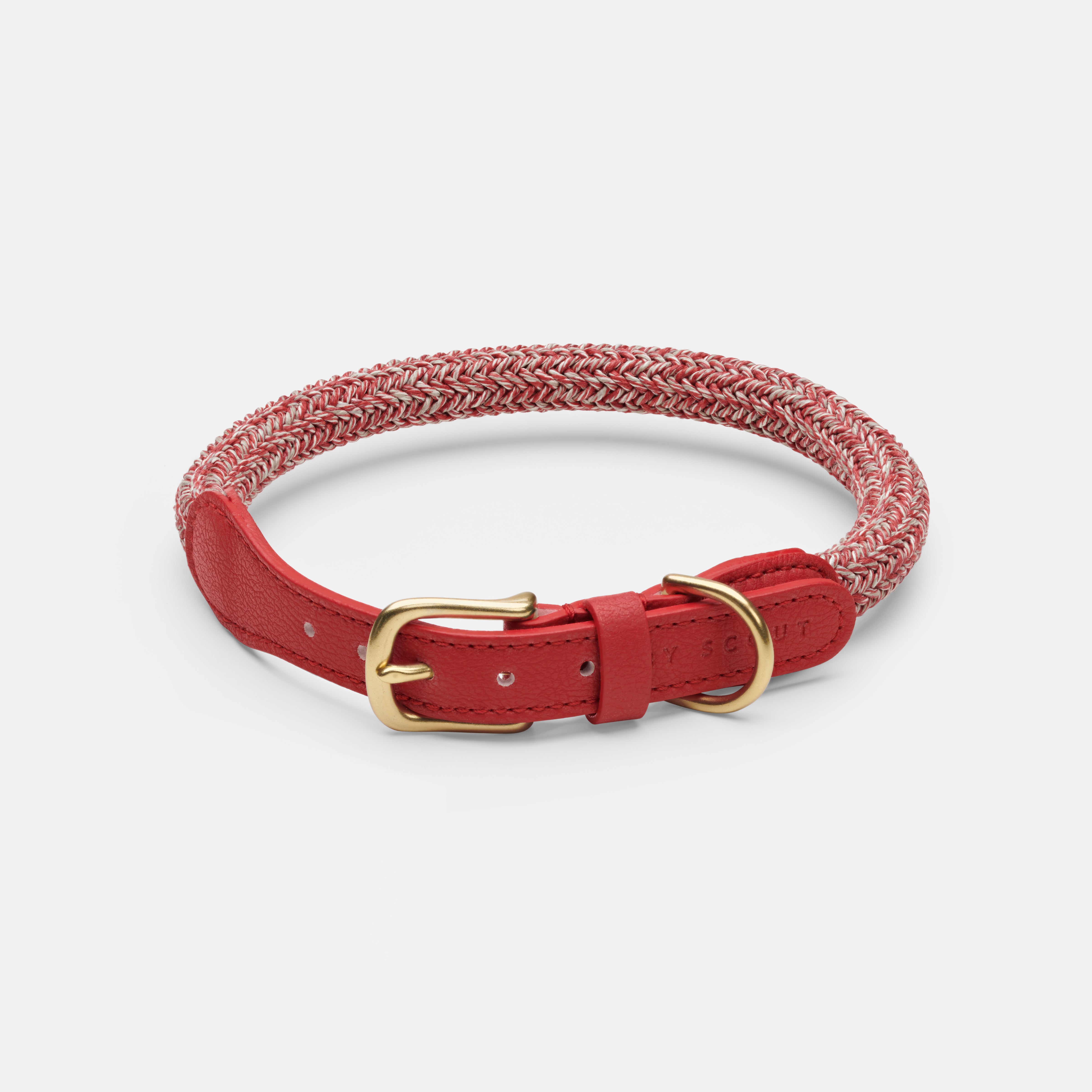 Every Dog Rope Collar - Red - By Scout