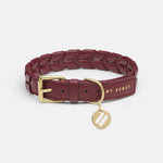 Mela Caspita Dog Collar- Burgundy - By Scout