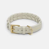 Mela Caspita Dog Collar in Cream