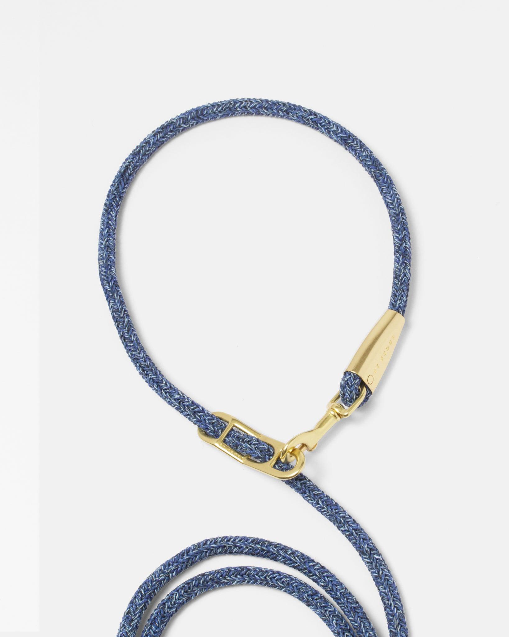 Every Adjustable Dog Rope Leash - Blue