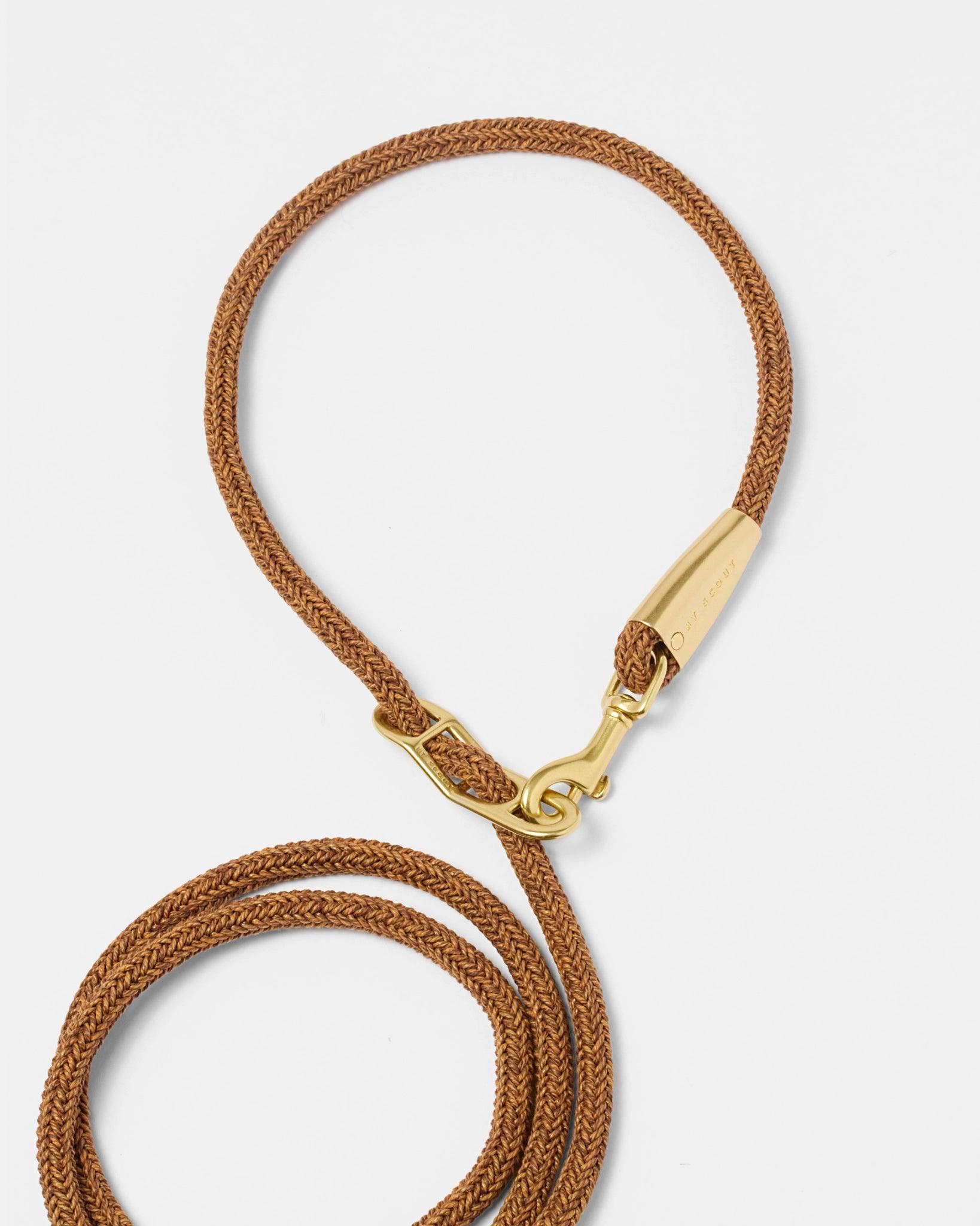 Every Adjustable Dog Rope Leash - Brown