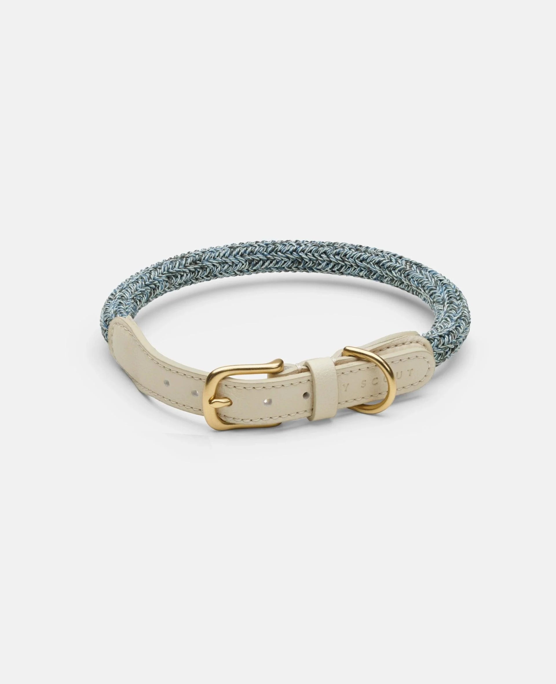 Every Dog Rope Collar in Green - By Scout