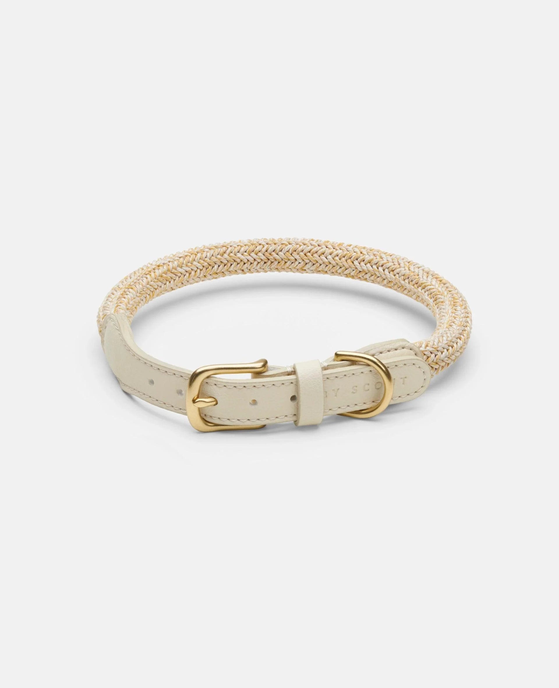 Every Dog Rope Collar - Sand - By Scout