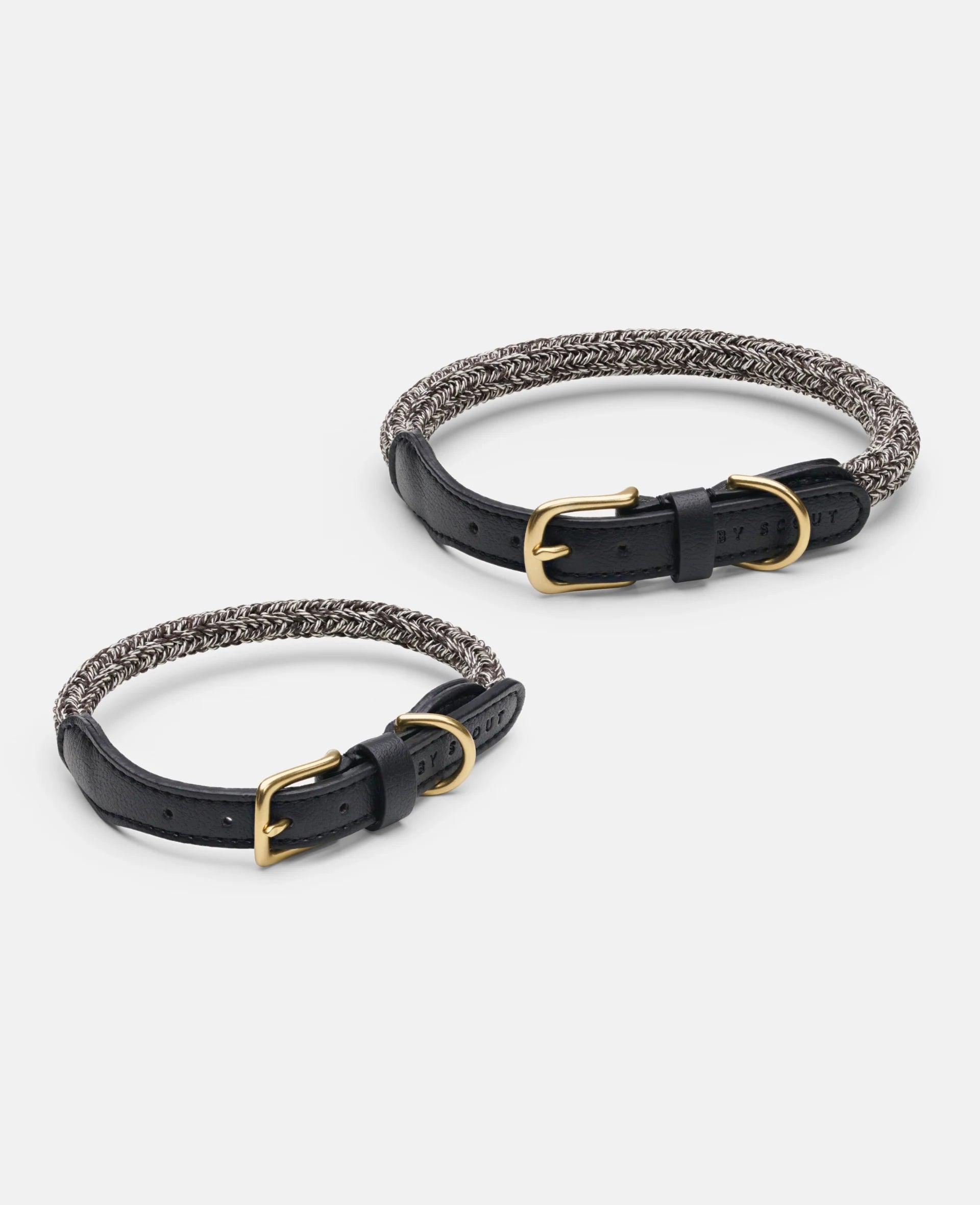 Every Dog Rope Collar - Black - By Scout