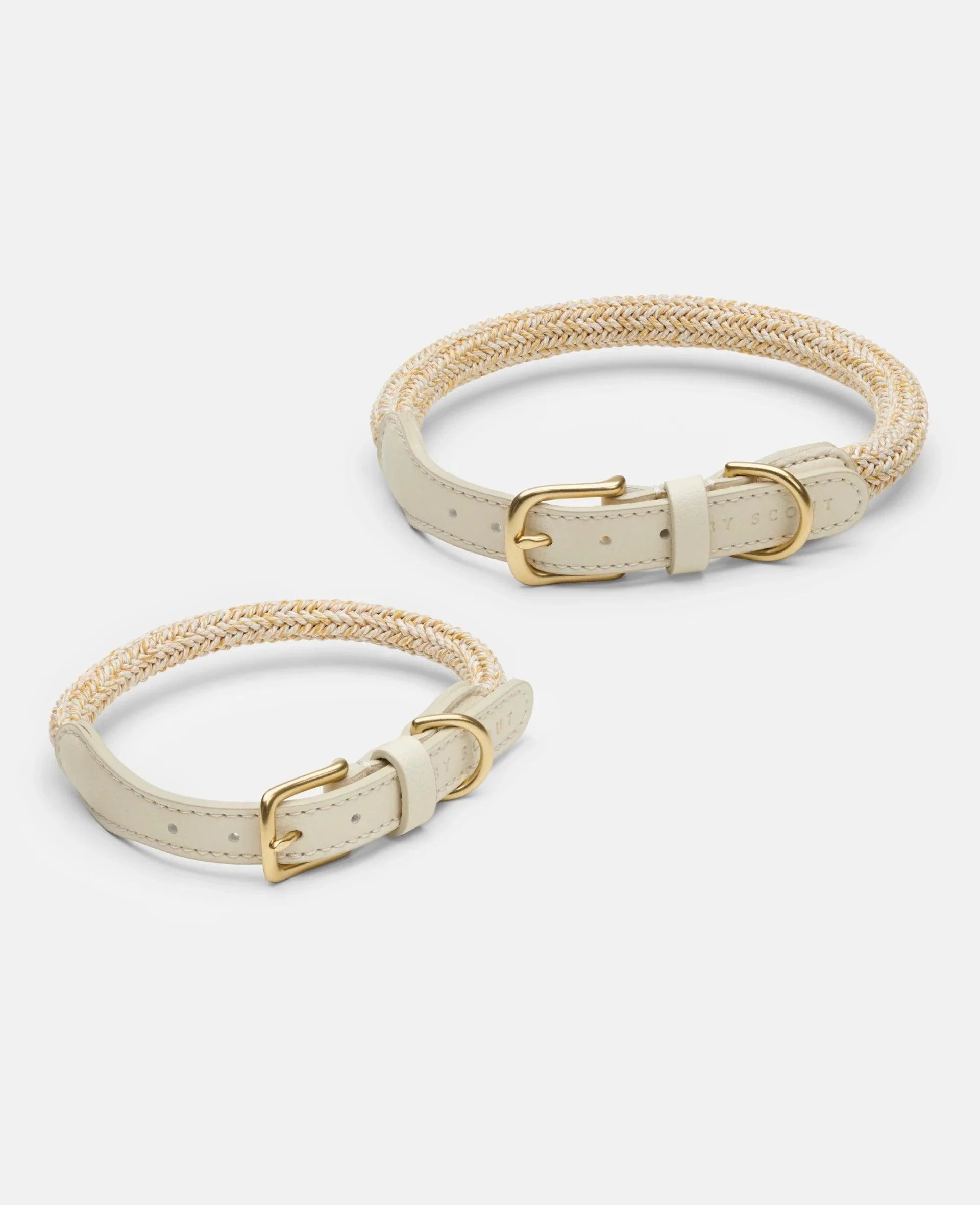 Every Dog Rope Collar - Sand - By Scout