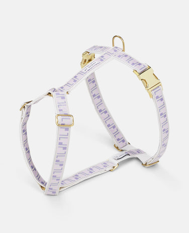 Trove Dog Harness in lilac and pink