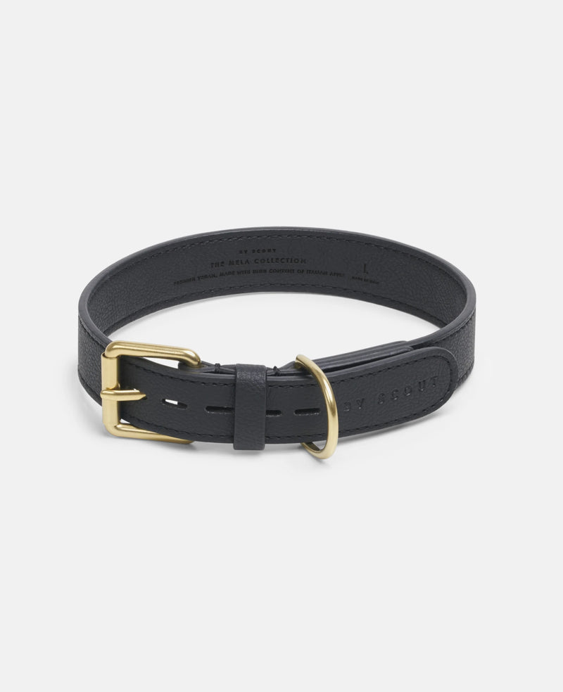 Mela Basic Dog Collar - Black - By Scout