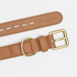 Mela Basic Dog Collar - Cognac - By Scout