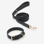 Mela Basic Dog Collar and Leash - Black - By Scout