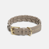 Mela Caspita Dog Collar in Taupe