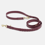 Mela Caspita Adjustable Dog Leash - Burgundy - By Scout