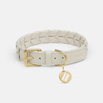 Mela Caspita Dog Collar- Cream - By Scout