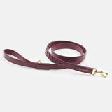 Dog Adjustable Dog Lead Mela Caspita Burgundy