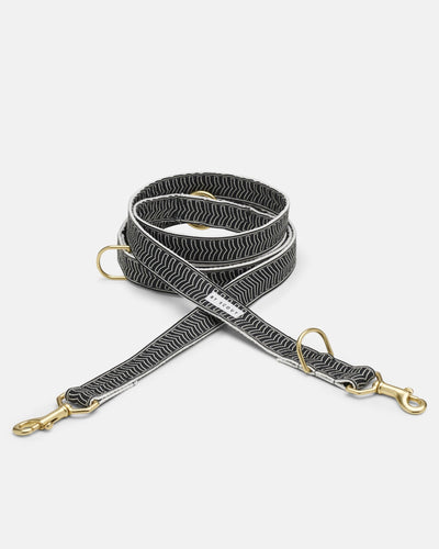 Chef L' Bark Adjustable Dog Leash - Black - By Scout