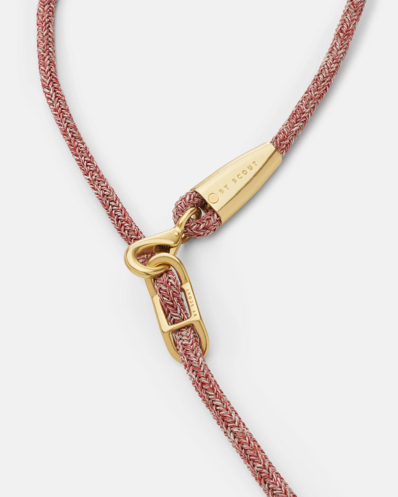 Every Adjustable Rope Leash - Red blend - By Scout