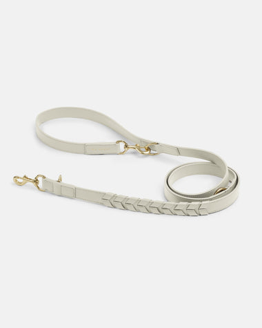 Mela Caspita Adjustable Dog Leash - Cream - By Scout