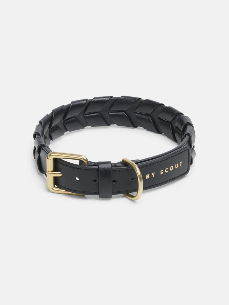 Mela Caspita Dog Collar- Black - By Scout