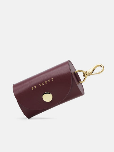 Mela Caspita Poop Bag Holder - Burgundy - By Scout