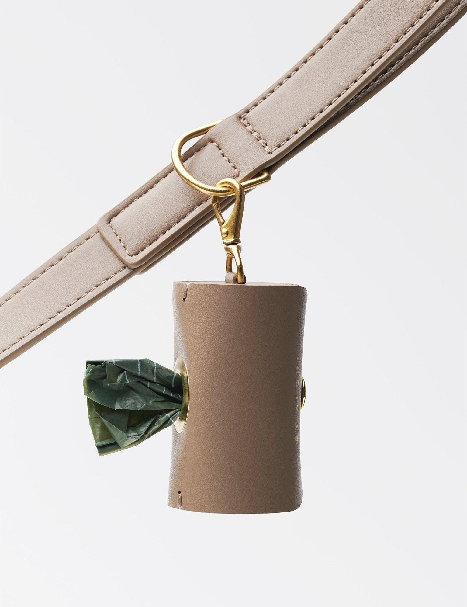 Mela Caspita Poop Bag Holder - Taupe - By Scout