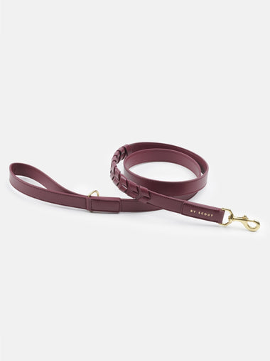 Mela Caspita Dog Leash - Burgundy - By Scout