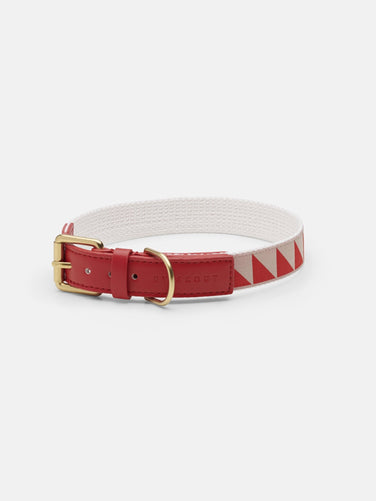 Nice Grill Dog Collar - Red - By Scout